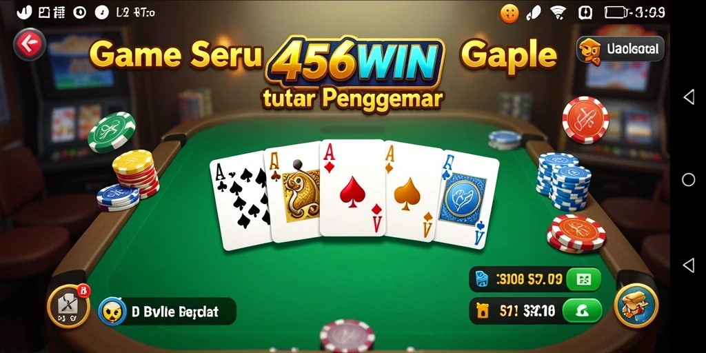 Tampilan gameplay Gaple yang seru dan interaktif di 456WIN.