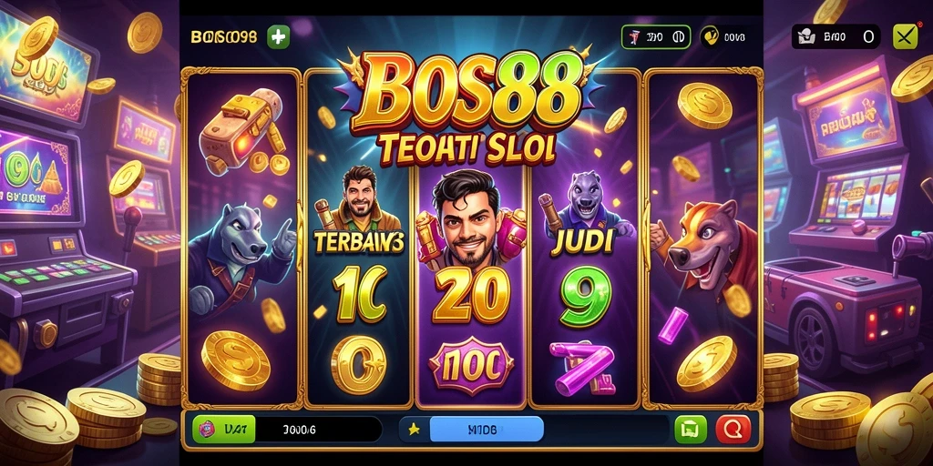 Screenshot gameplay BOS88 menunjukkan keseruan bermain slot.