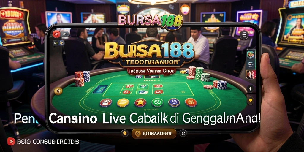 Tangkapan layar gameplay BURSA188 yang mendebarkan di Live Casino.