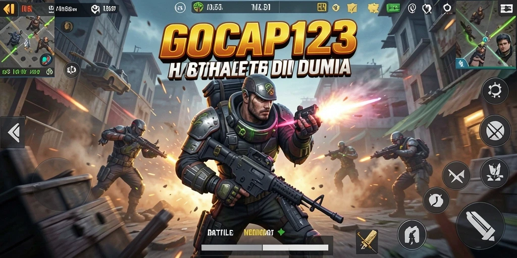 Gameplay seru dan intens dalam pertempuran Battle Royale.