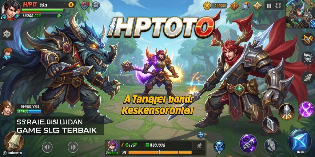 Tangkapan layar utama HPTOTO menampilkan aksi strategis yang mendebarkan.