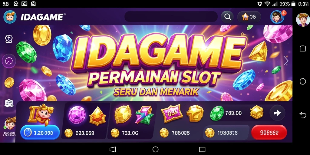 Tampilan gameplay IDAGAME yang menarik dan penuh warna.