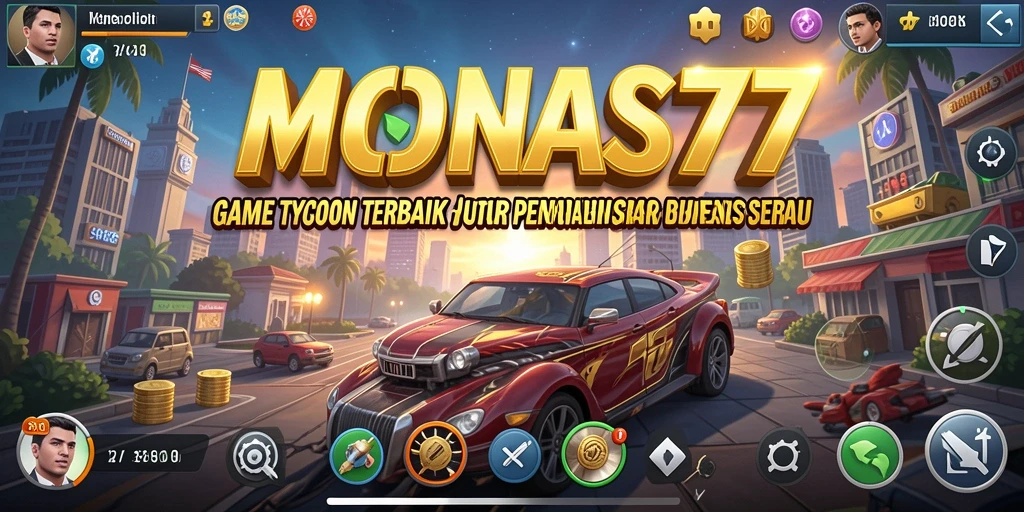 Tampilan gameplay seru dalam game Tycoon MONAS77.