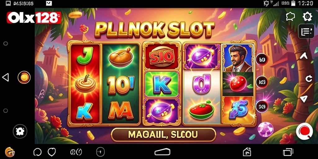 Tampilan menarik dari gameplay Slot OLX128 yang menegangkan.
